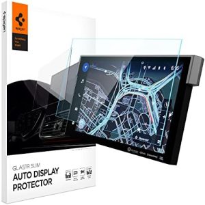 Spigen Tempered Glass Screen Protector [GlasTR Slim] designed for Toyota Tundra(2025-2022), Sequoia(2025-2023), Tacoma(2024/2025), 4Runner(2025) 14 inch Dashboard Touchscreen - Matte/Anti Finger Print